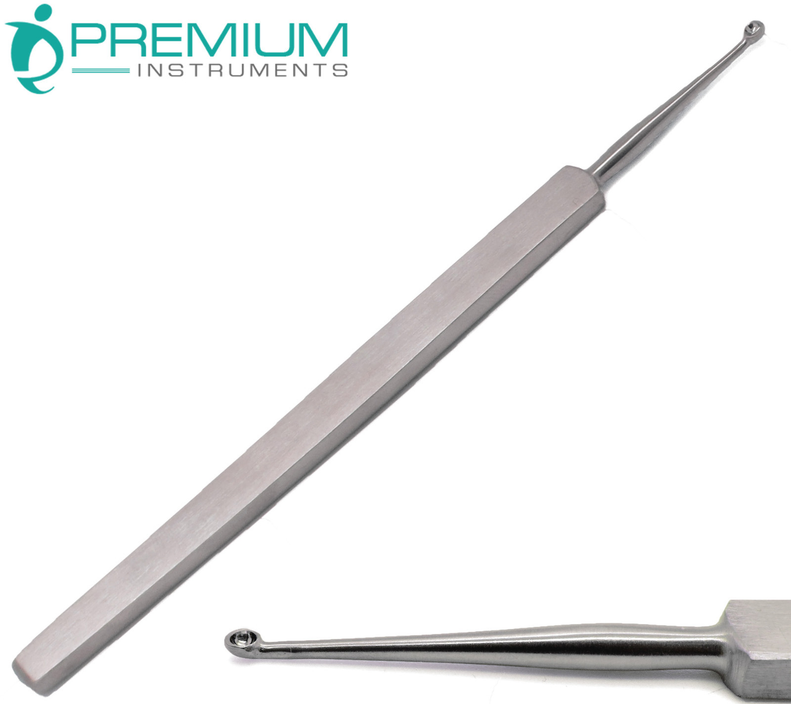 ENT Meyhoefer Chalazion Ear Curettes # 2 Cupped End 2mm Surgical Instruments