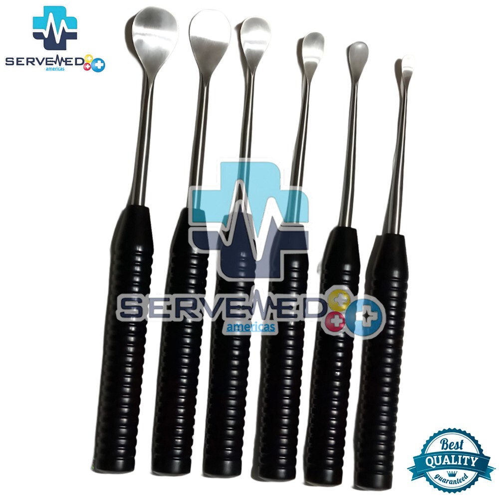 Karlin XL Magnum Cobb Elevator 6 Pcs set Spine Neuro orthopedic Instrument