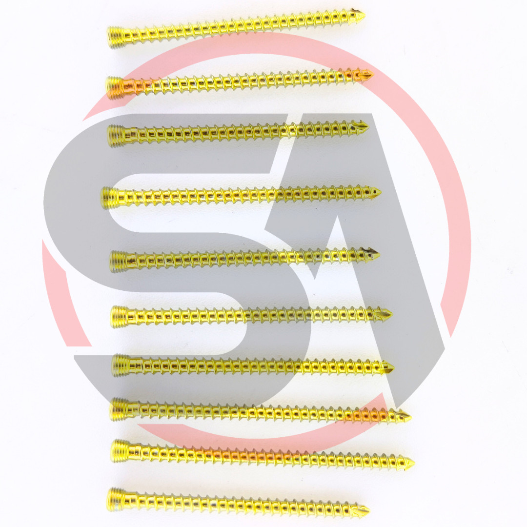 3.5mm Cancellous Safety Locking Self Taping Screws 14-40mm Titanium 141 Pcs Set