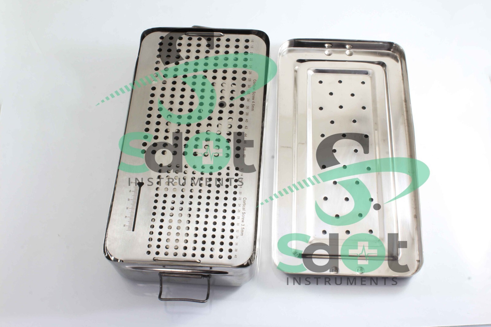Cortical/Cortex Screws 3.5 & 4.5mm Screws Rack/Box Orthopedic Veterinary By SD