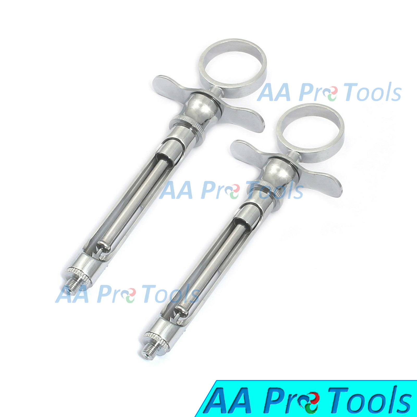 2 Aspirating Syringe Dental Anesthetic Instruments 1.8Ml
