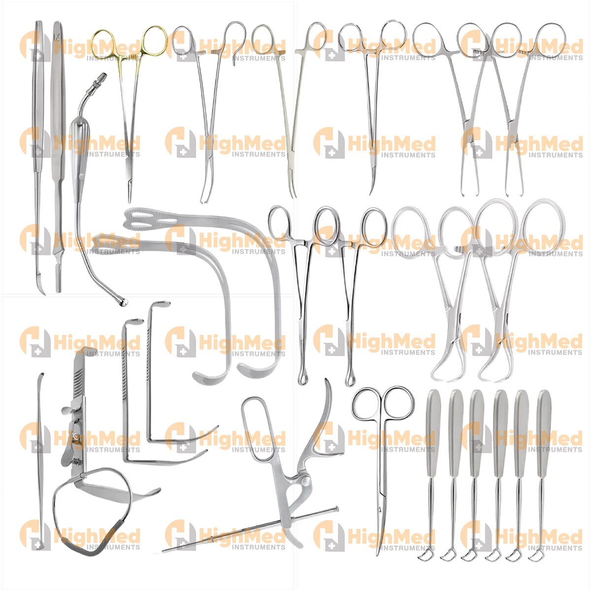 New Tonsil Adenoid Set of 25 Pcs Remove Tonsils and Adenoids Tonsillectomy Set