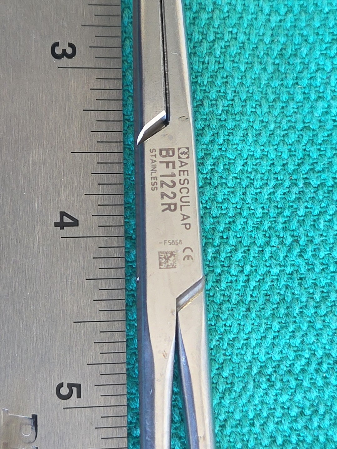 Aesculap BF122R Foerster Sponge Forceps Foerster-Ballenger Oval Ring 10-1/2″