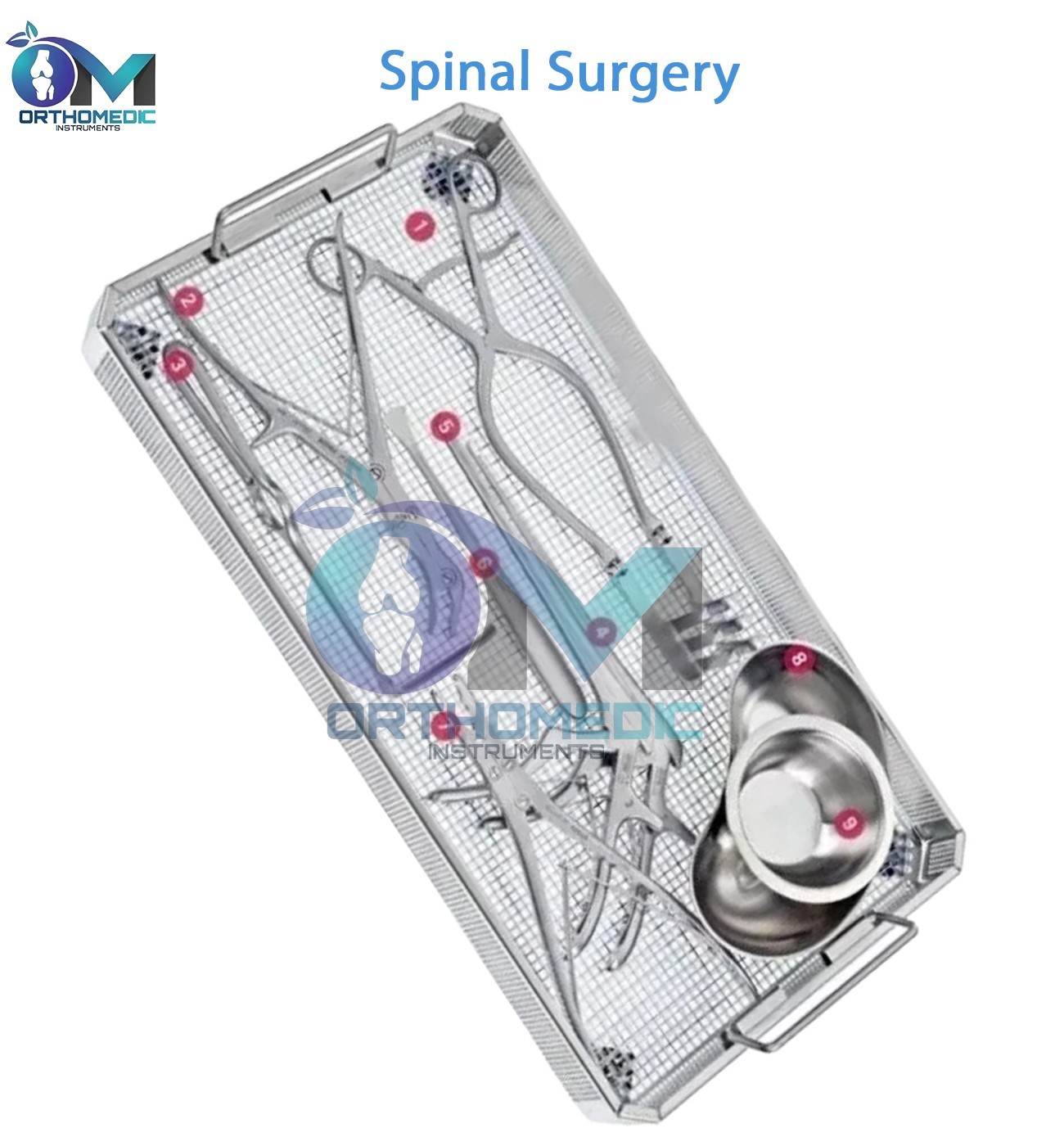 New Set of Spinal Surgery Orthopedic instrument 9PC High Best Quality