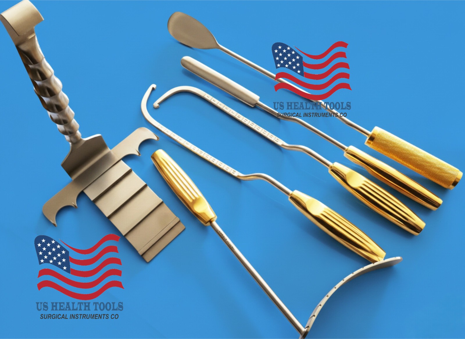 Abdominoplasty Retractor & Breast dissector Set of 6 Pcs,Brest instruments