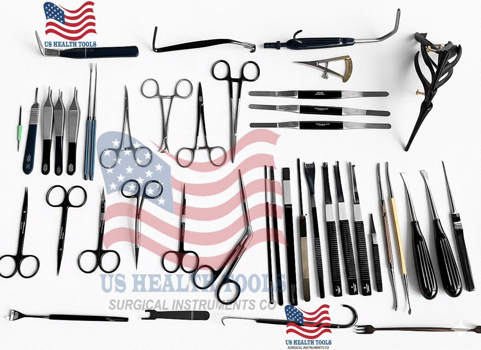 New Rhinoplasty Instruments Set Coated Nose Surgery High Quality With Box