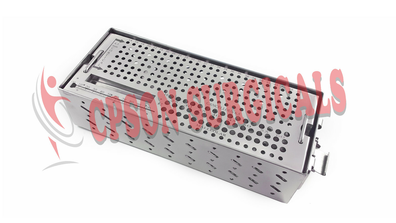 3.5mm & 4.5mm Cortical Empty Case Box Combo Veterinary Surgical SS Instrument
