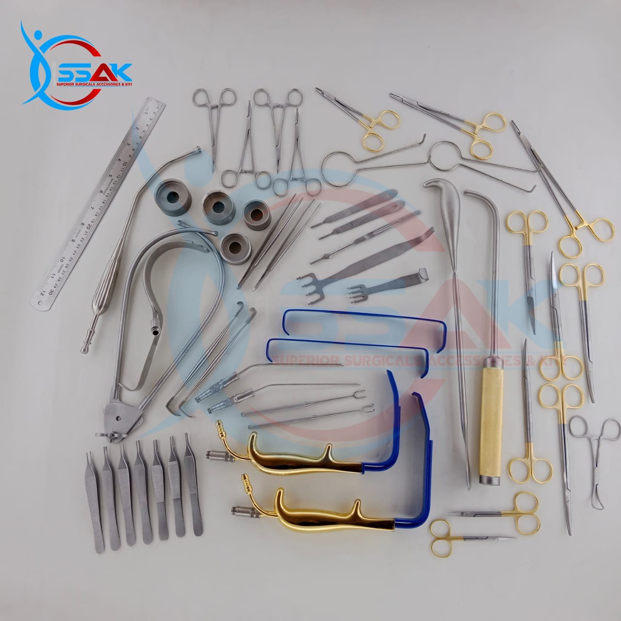 Breast Augmentation Surgery Set Of 45 Pcs Instruments Germen Best Quailty Set CE