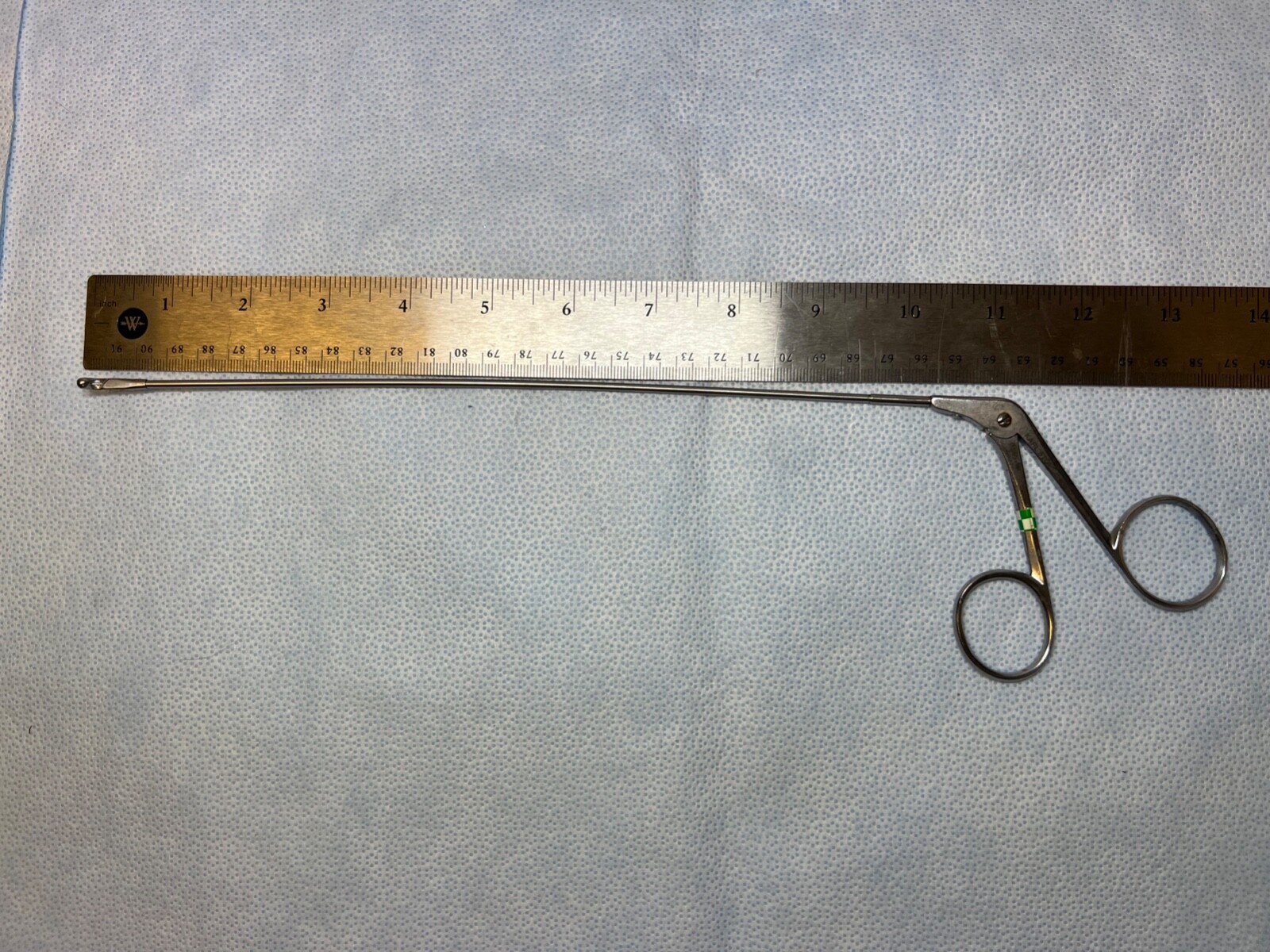 Karl Storz 8591 W Biopsy Cup Forceps Curved Left 13-1/2″ Length