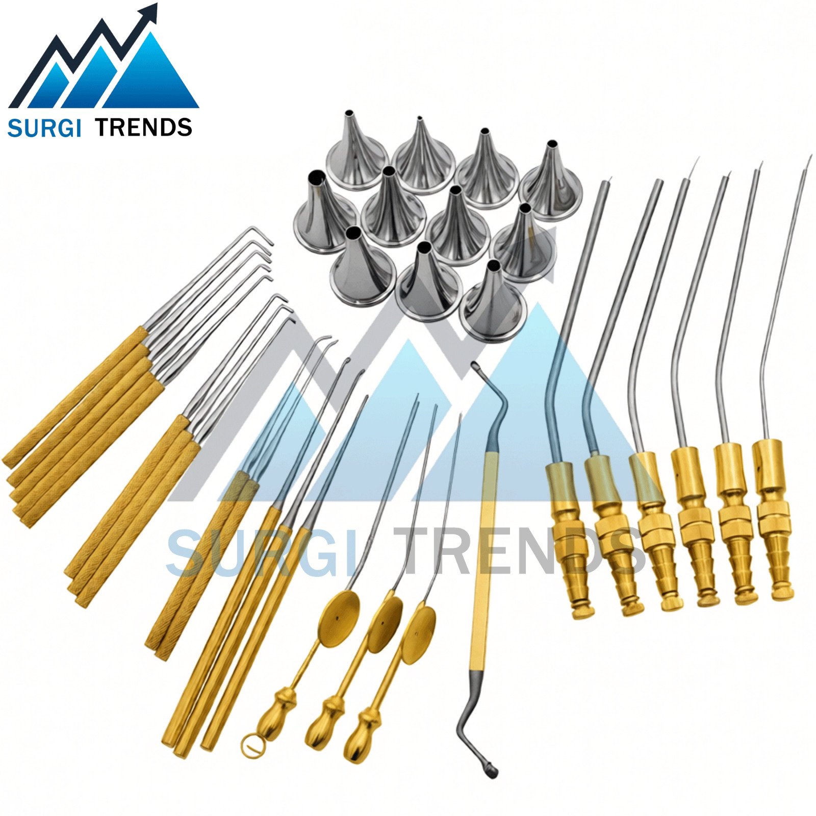 34-Piece Otology Surgical Instrument Set – ENT Ear Surgery Kit