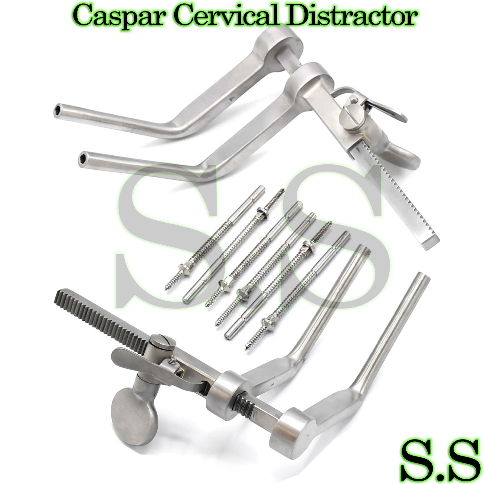Caspar Cervical Distractor With Screws Set Neurosurgical Orthopedic Instr OP-017