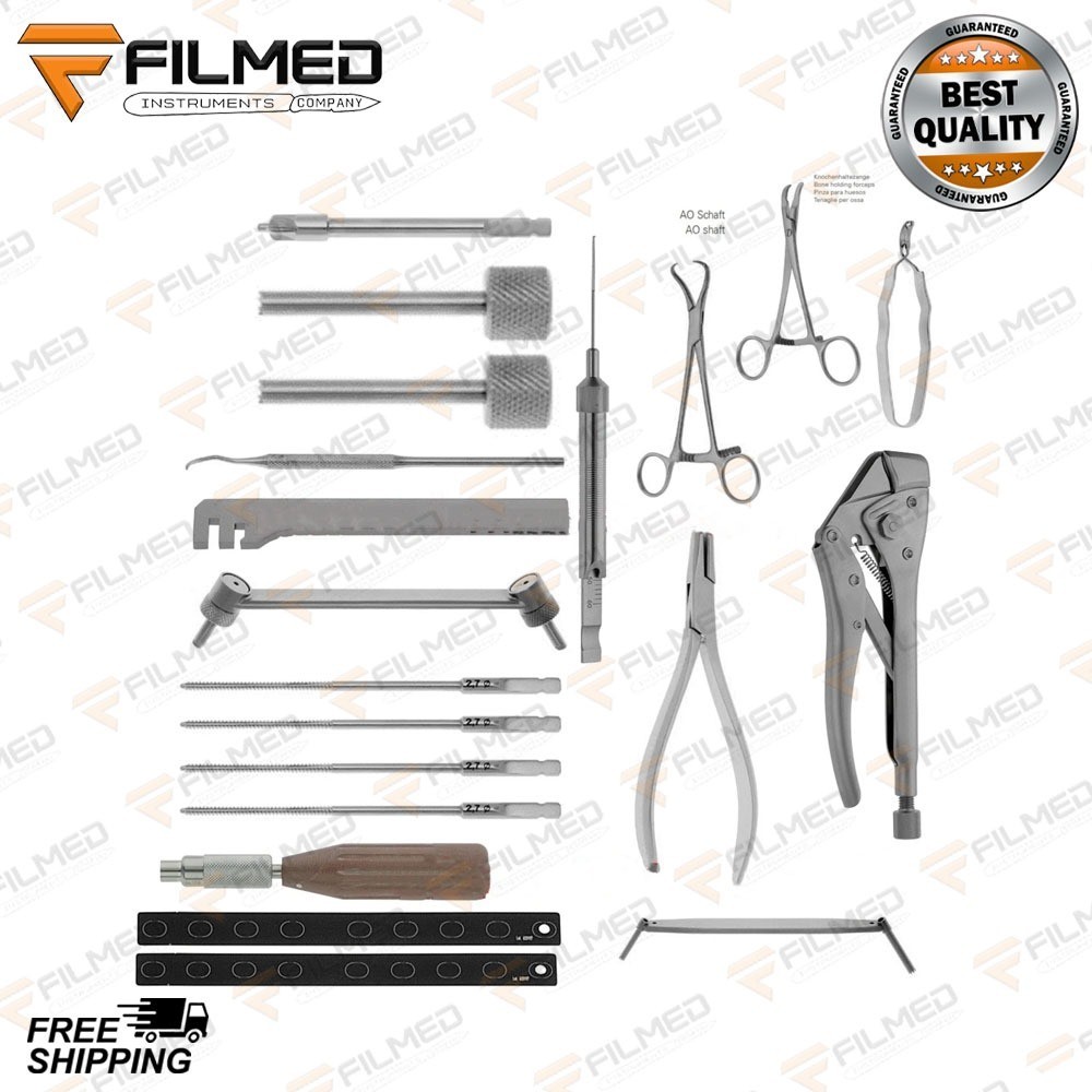 Orthopedic Surgical Instruments I-34 set of 29 Pcs Stainless Steel