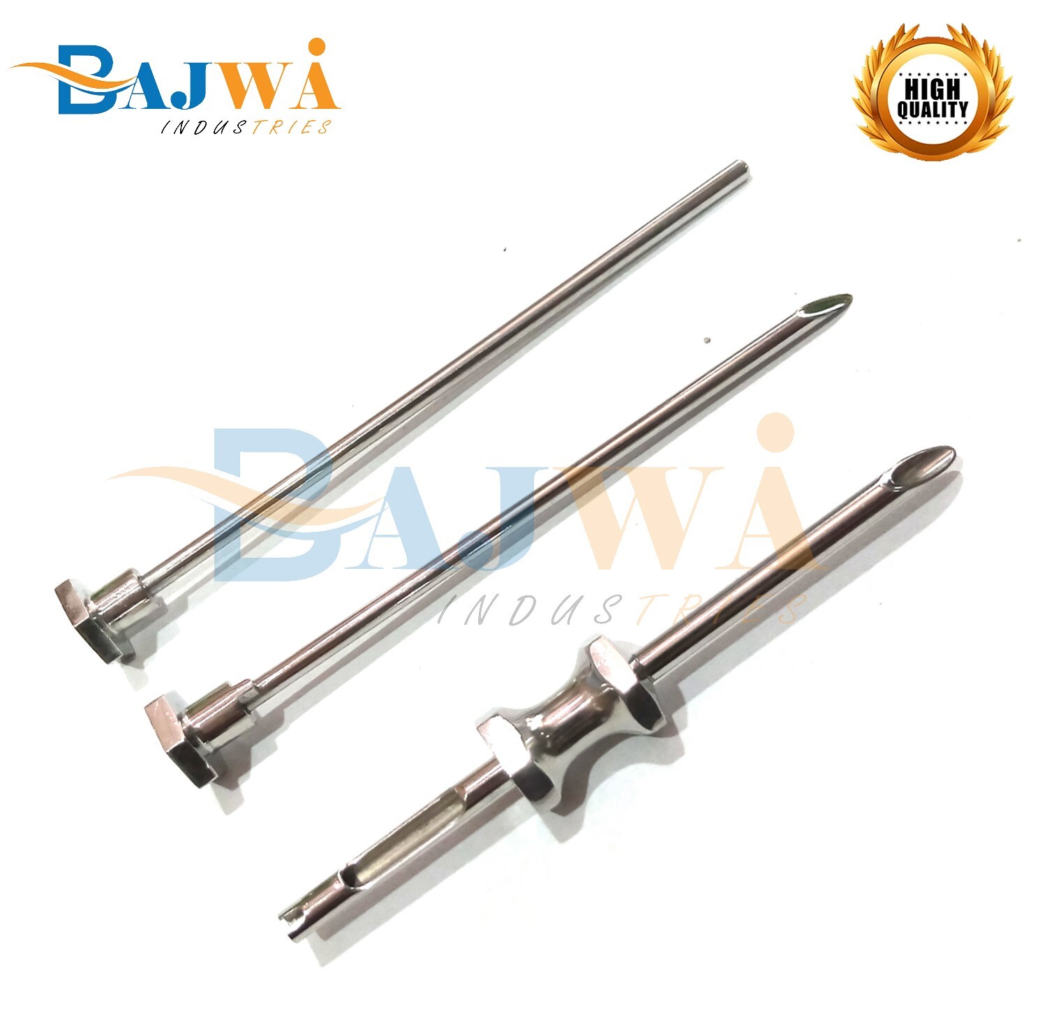 Set Of 5 HRT Trocar 3.5 mm Cannula & Obturator 3 Pcs