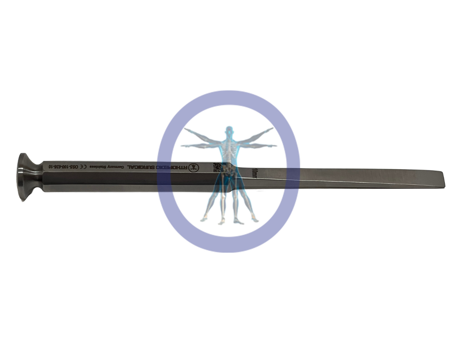 Orthopedic Surgical Stille Osteotome 8” Straight, 10mm *NEW*