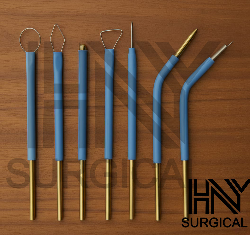 Electro Surgery Handpiece Reuseable Electrodes Set of 7 Pcs