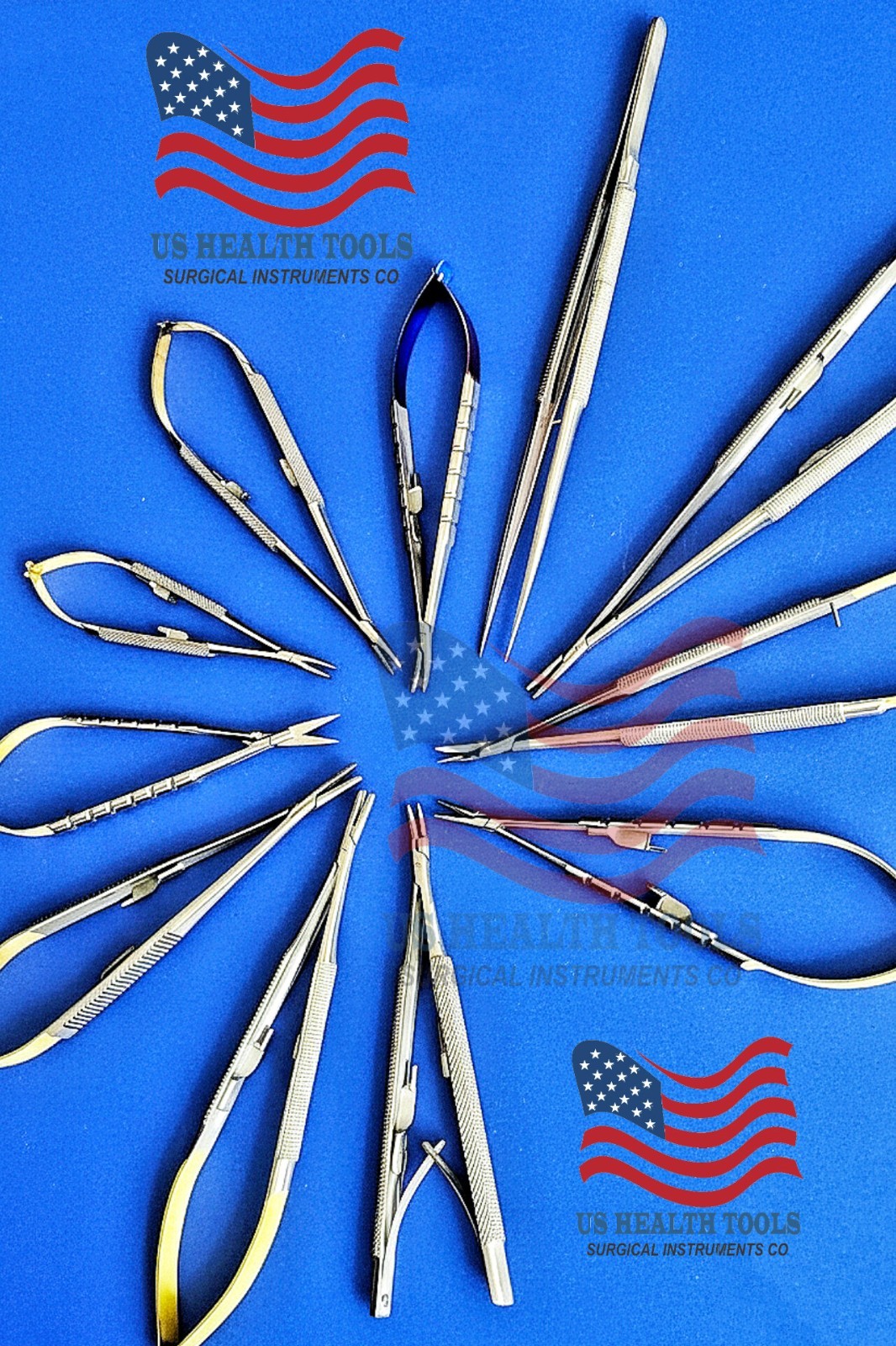 Premium 11 Pcs Ophthalmic Eye Micro Surgical Instrument Set – Medical Grade Stai