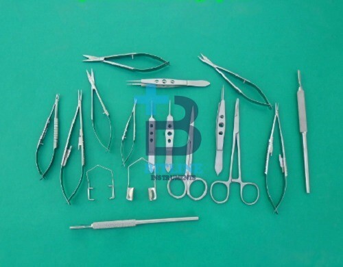 20 Pc Eye Micro Minor Surgery Ophthalmic Veterinary Surgical Instruments