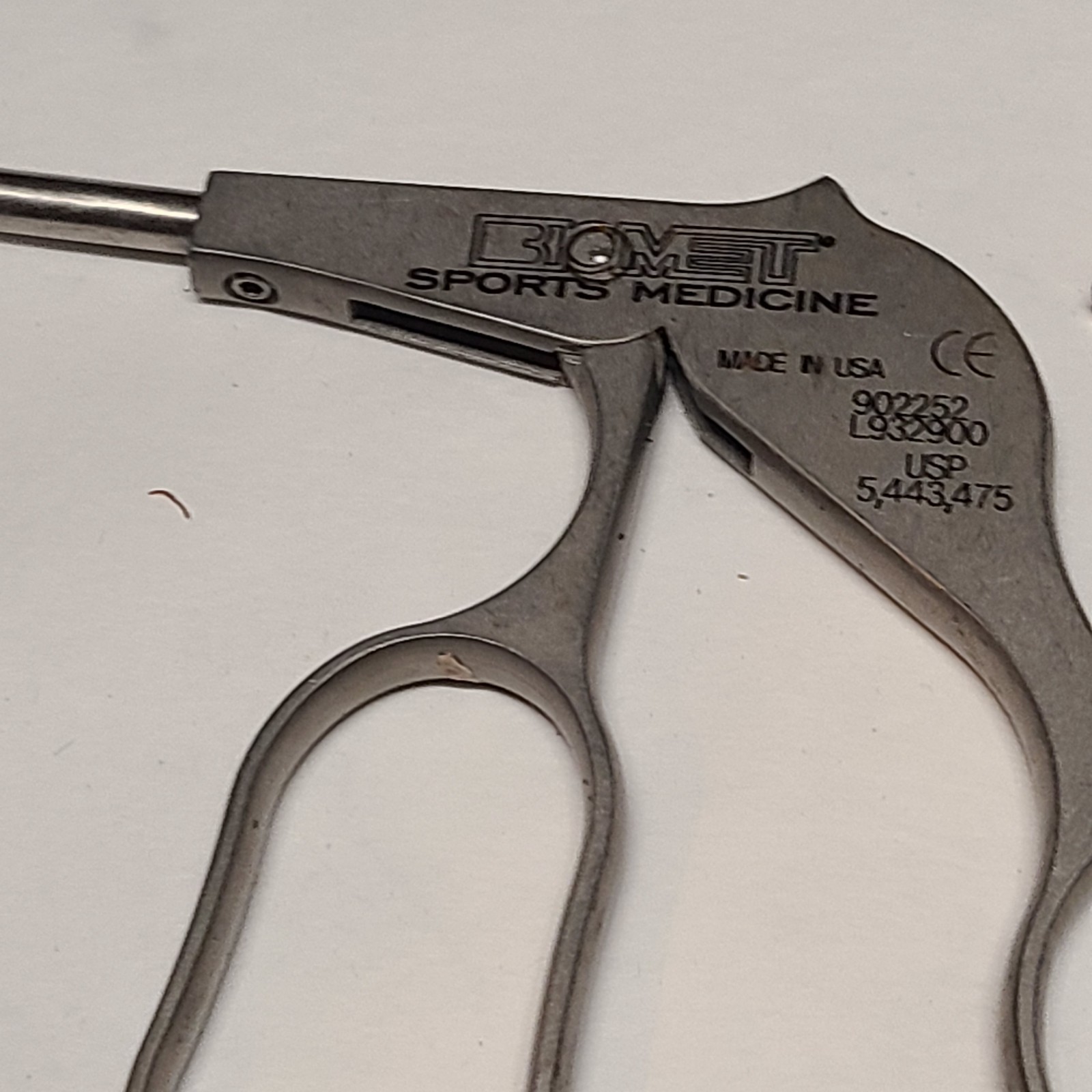 902152 Straight Backbiter Right 2.75mm Arthroscopy Orthopedics