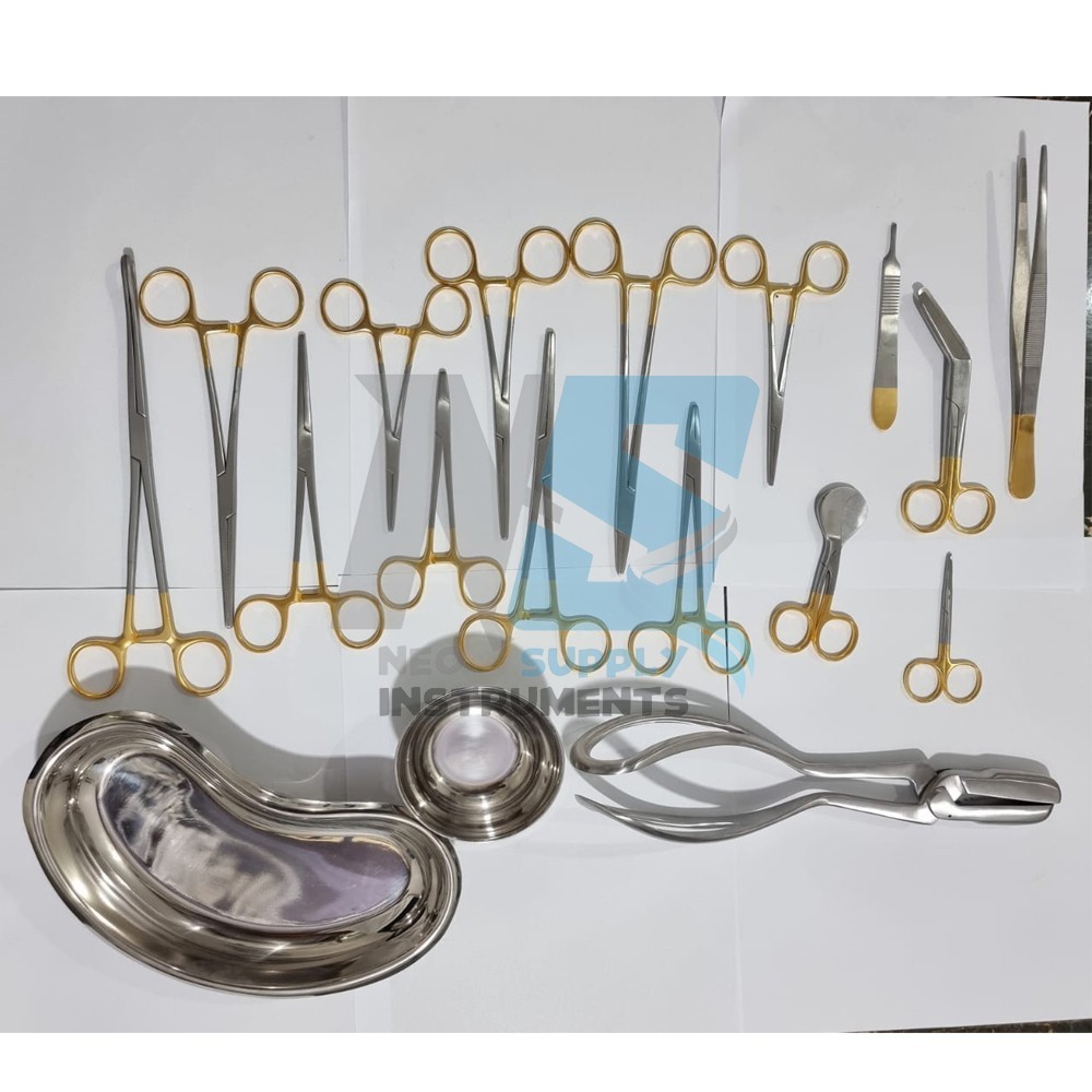 Delivery Set 16 Pcs GYN Surgical Instruments