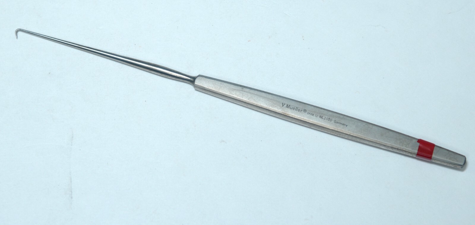 V. Mueller #NL2400 Adson Dural Hook 8″ Stainless Steel Surgical Instrument