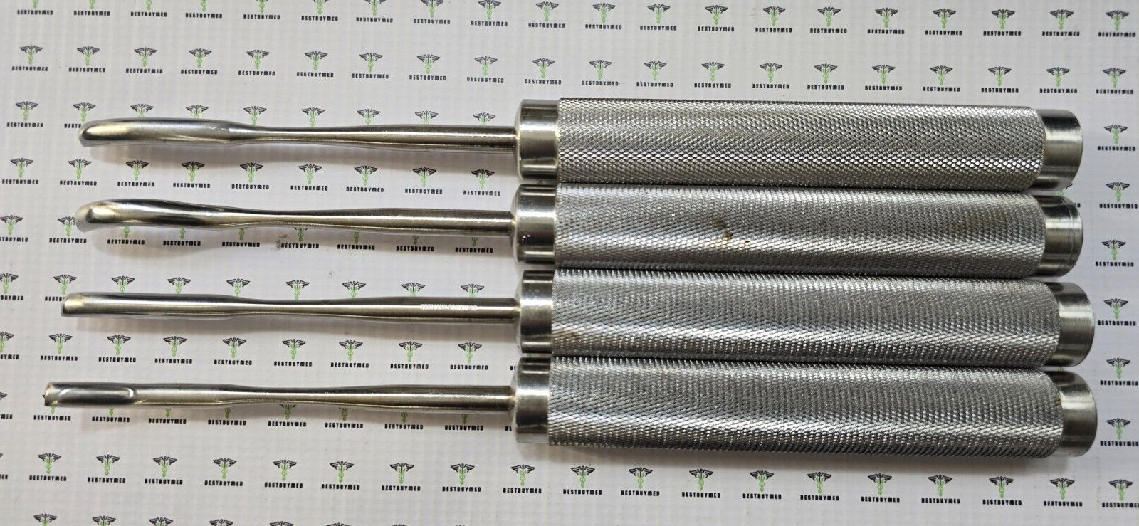 Jarit Orthopedic Cobb Spinal Elevator Curved Set & 4- Cobb Spinal Gouges Set