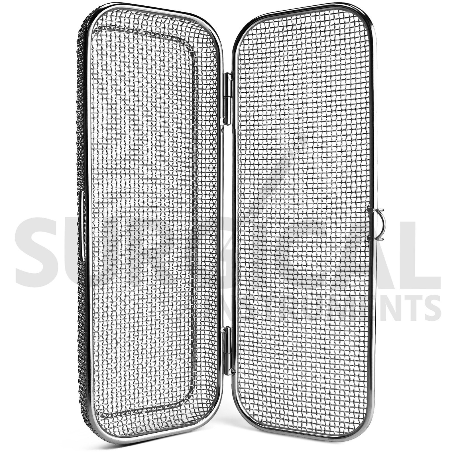 Sterilization perforated Mesh Box Tray 9.25″ x 3″ Stainless Steel German Grade