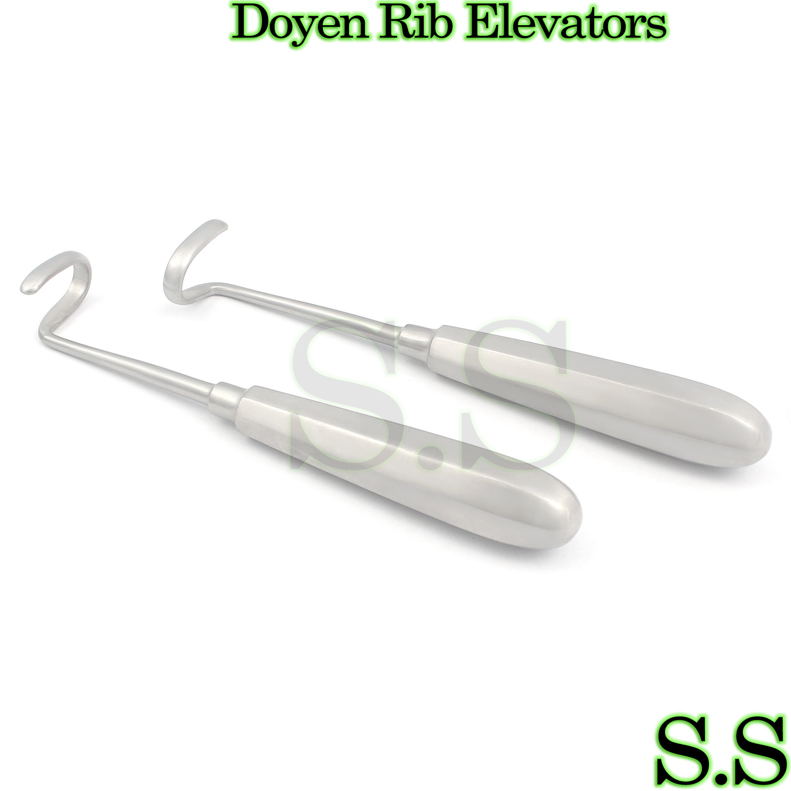 Doyen Rib Elevator Set 1 Left & 1 Right 7″ 17.8cm Thoracic Surgical Instruments