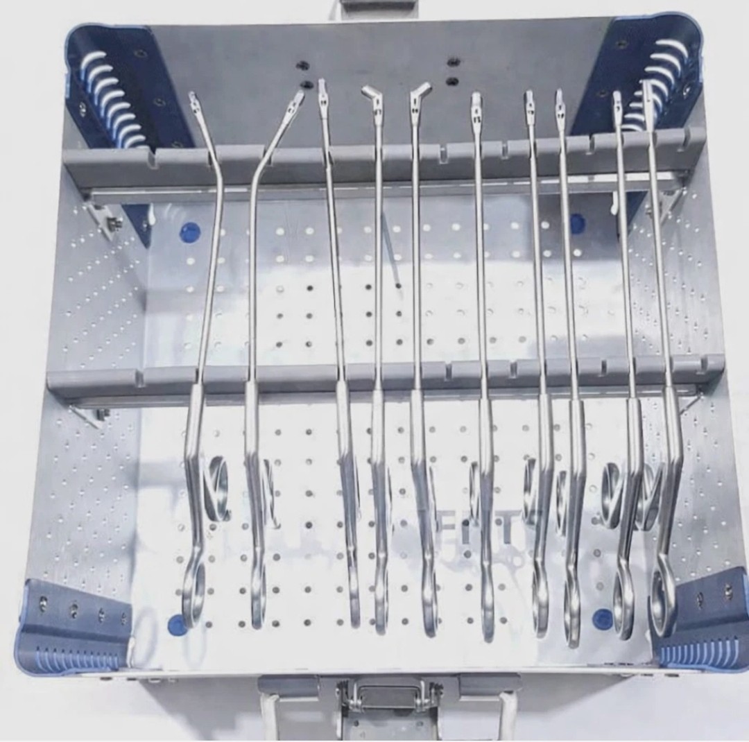 Arthroscopy Forceps Set of 10 Pcs With Sterilization Box Knee Arthroscopy