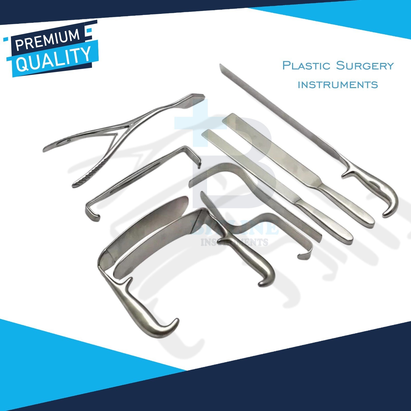 Gluteos instruments Set of 9 Pcs Plastic Surgery Surgical instruments