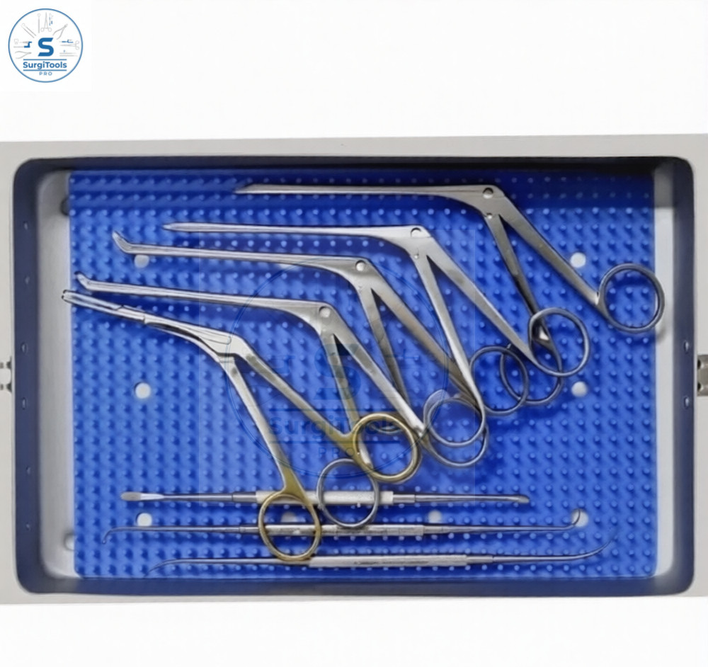10 Pcs Minor FESS Instruments Set Endoscopic Sinus Surgery ENT Surgical Kit