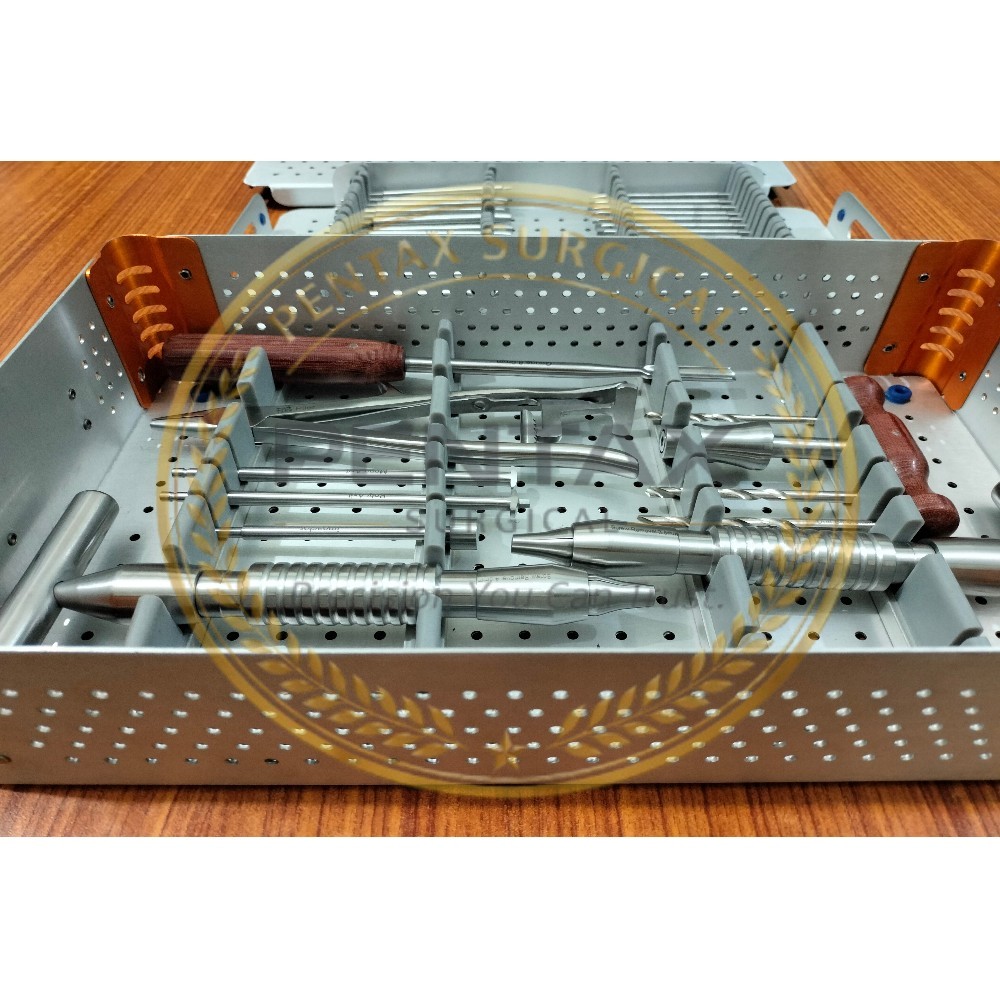 Screw Extraction-Broken Screw Removal Set Orthopedic & Spine Surgical set