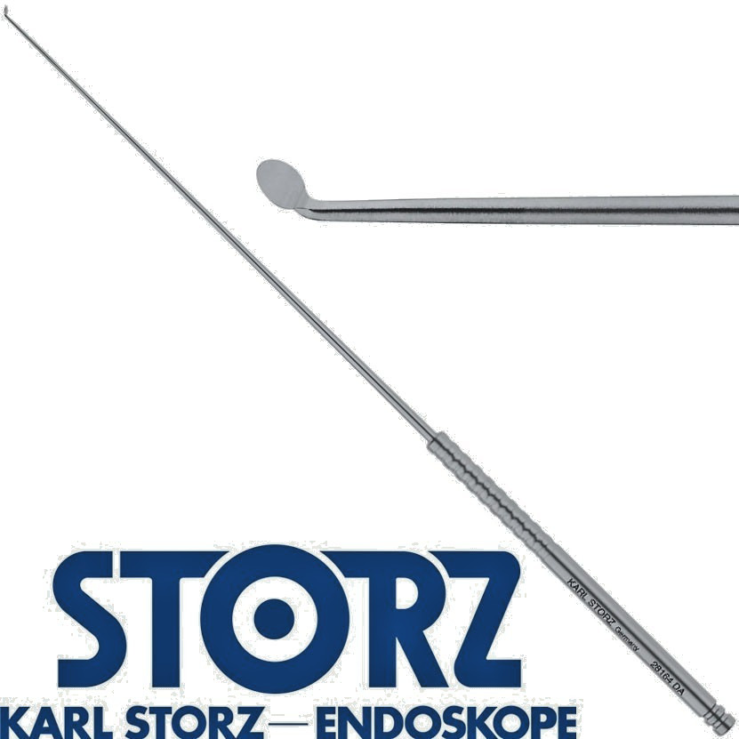 KARL STORZ 28164DA ENT Nasal 2mm Round Spatula tip angled 45° Micro Dissector