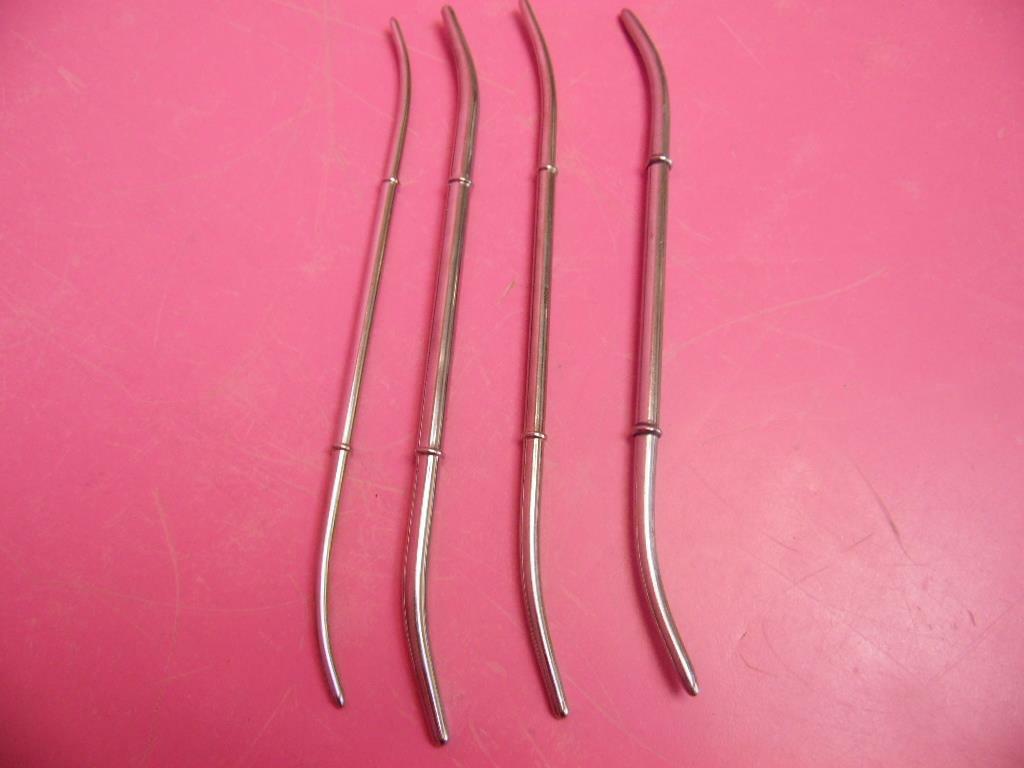 Urethral Double End Uterine Dilator Set of 4 Instruments 11Fr to 18Fr