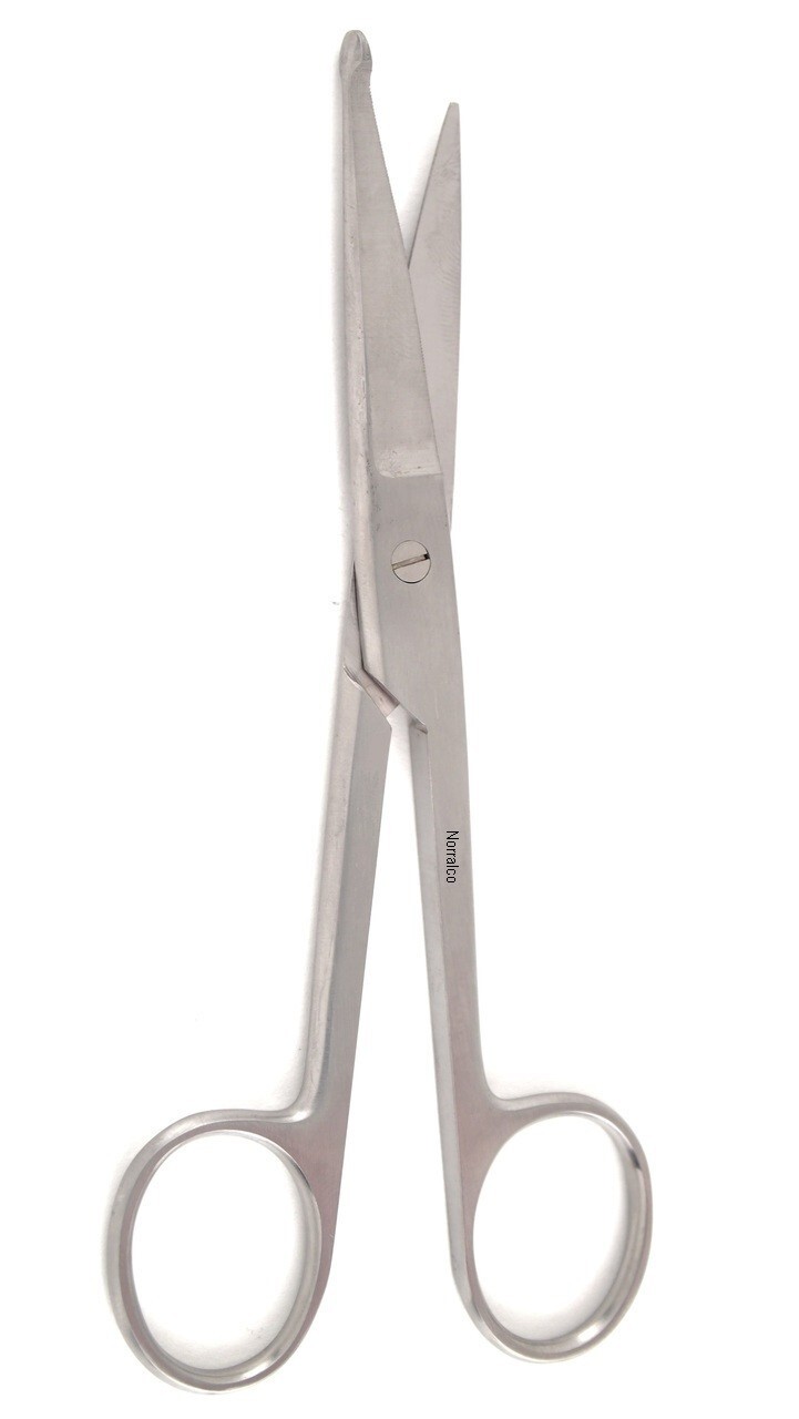 Set of 6 KNOWLES Bandage Scissors, 5.5″, Straight Blades, Premium