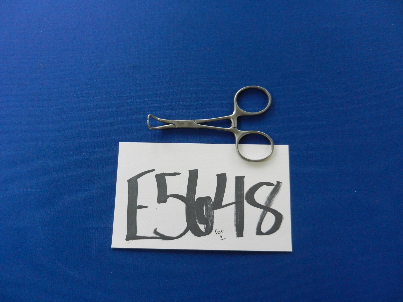 E5648 Aesculap BF431R Backhaus 90mm Towel Clamp 3.5″ Overall Length