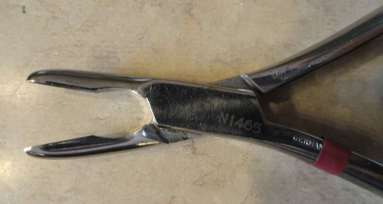 Karl Storz Surgical Bone Rongeur Hartmann Curved N1465 Stainless Germany