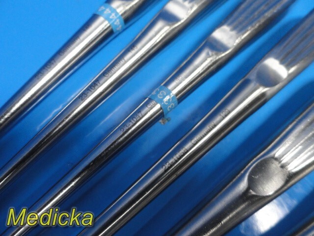 10X Aspen Symmetry Assorted Epstein; Bruns & Spinal Fusion Bone Curettes ~ 35751