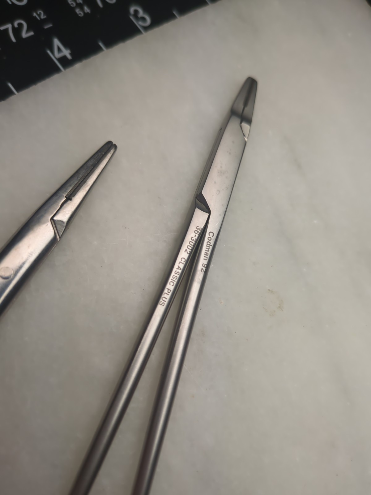 Codman 36-3002 Classic Plus needle holder & A- Titan Mayo-Hegar Needle Holder