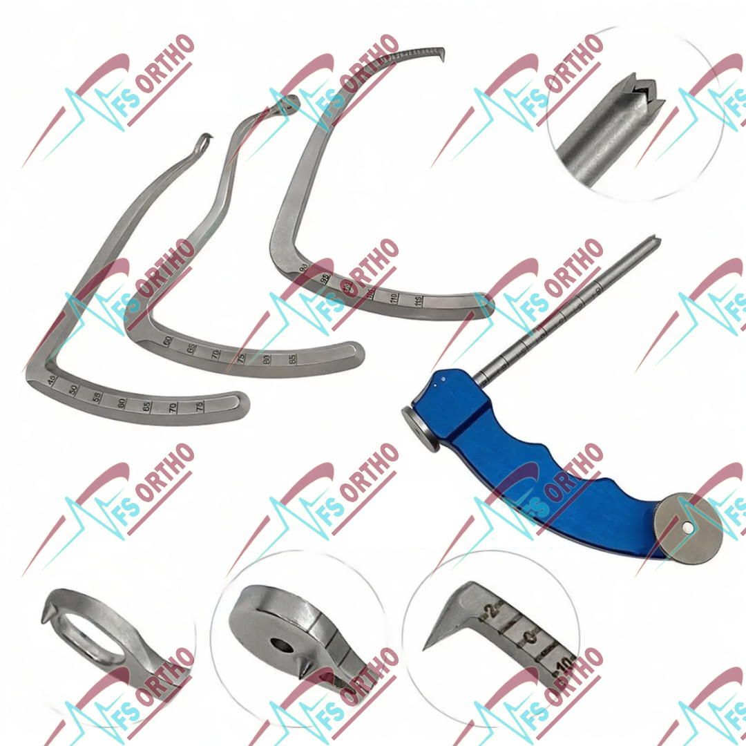 ACL PCL C-type Drill Guide Knee Ligament Shoulder Femoral Tibia Aimer Guider Set
