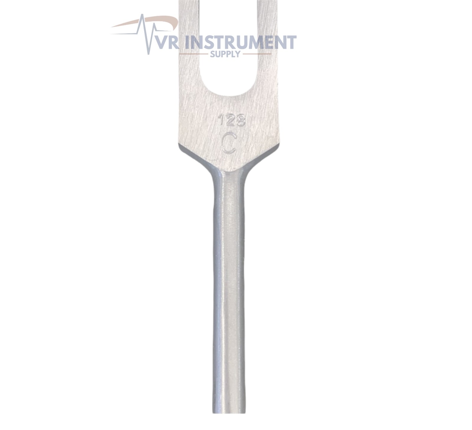 128 Hz Medical-Grade Tuning Fork with Fixed Weights Aluminum Alloy C 128