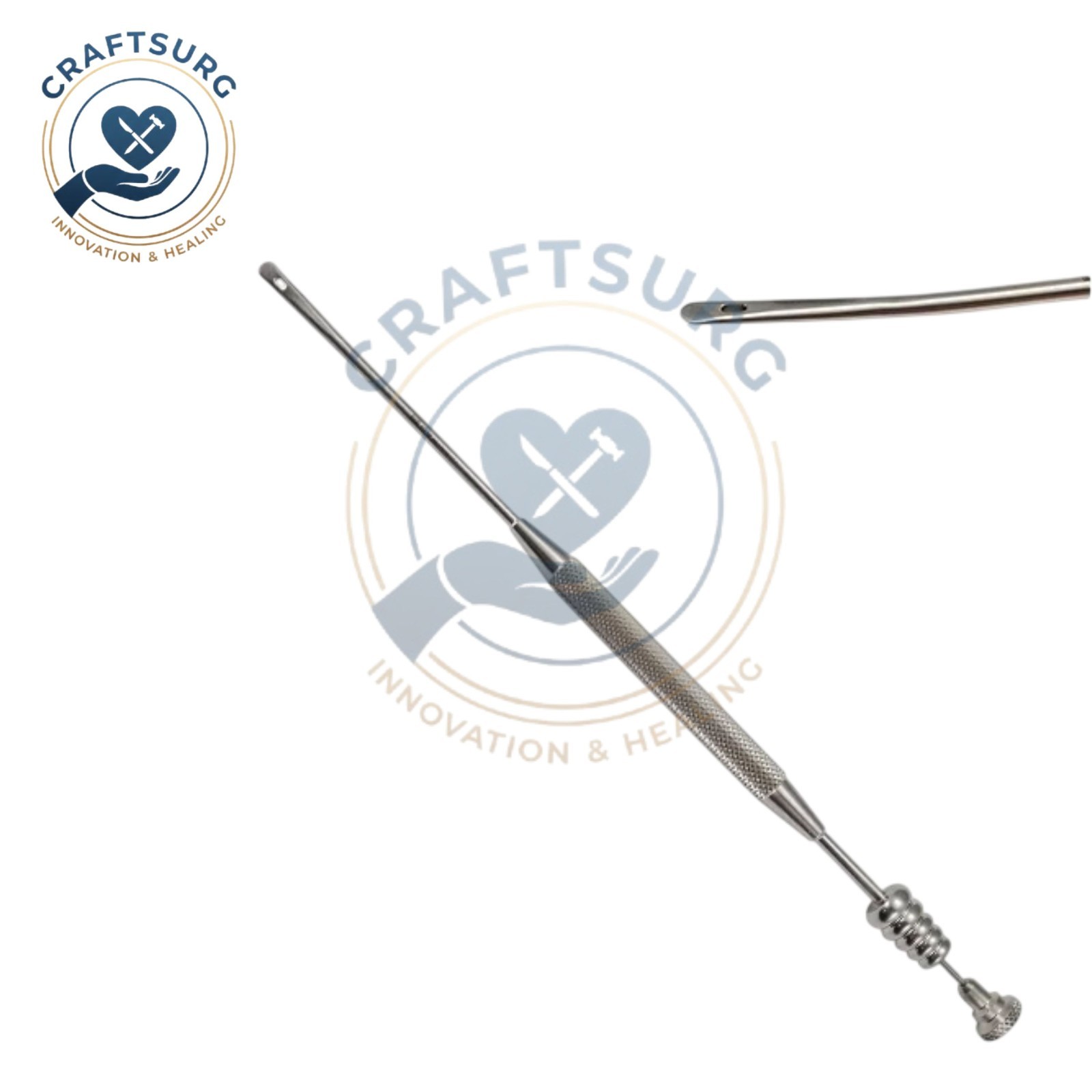 Freer Septum Periosteal Elevator With Suction 2.5mm,19cm 7″ ENT instruments
