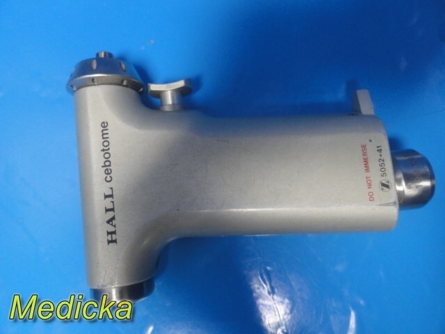 AMSCO Zimmer Hall 5052-41 Cebotome W/ 5052-42 & 5052-43 Burr Extensions ~ 32541