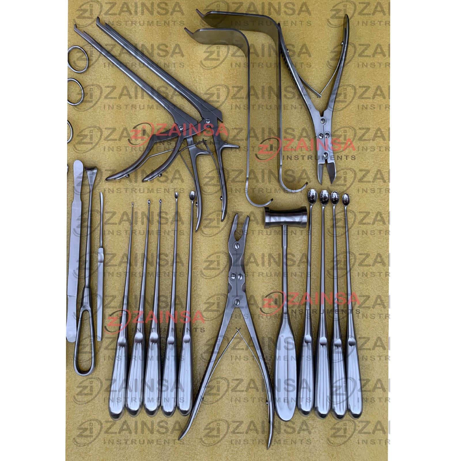 Laminectomy complete Instruments Full set of 39 PCs Spine Orthopedic instruments
