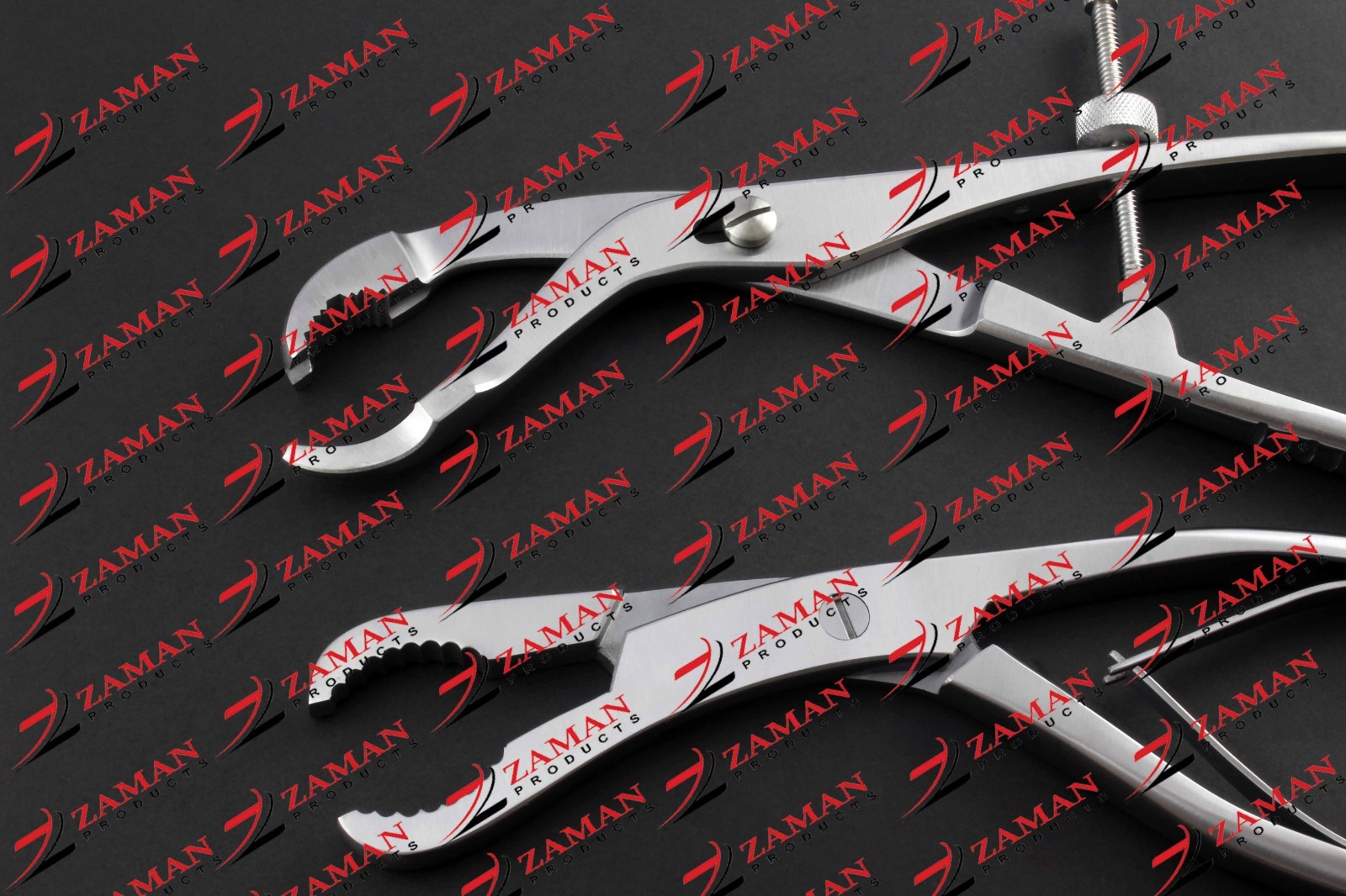 Self Centering Bone Holding Forceps And Ulrich Bone Holding Forceps Curved 25 CM