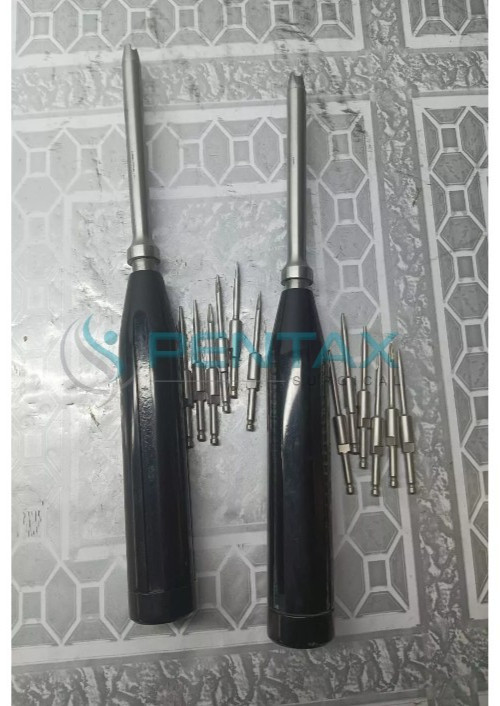 16 Pedicle Marker Stainless Steel Surgical Stryker With 2 Screw Drivers