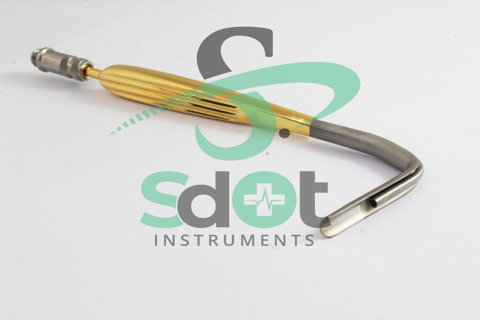 Aufricht Nasal Retractor with Fiberoptic Light 7mm Blade 16cm By SdOt Instrument