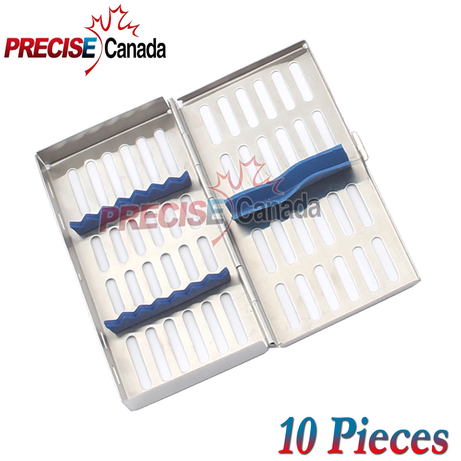 10 DENTAL SURGICAL AUTOCLAVE STERILIZATION CASSETTE FOR 7 INSTRUMENT