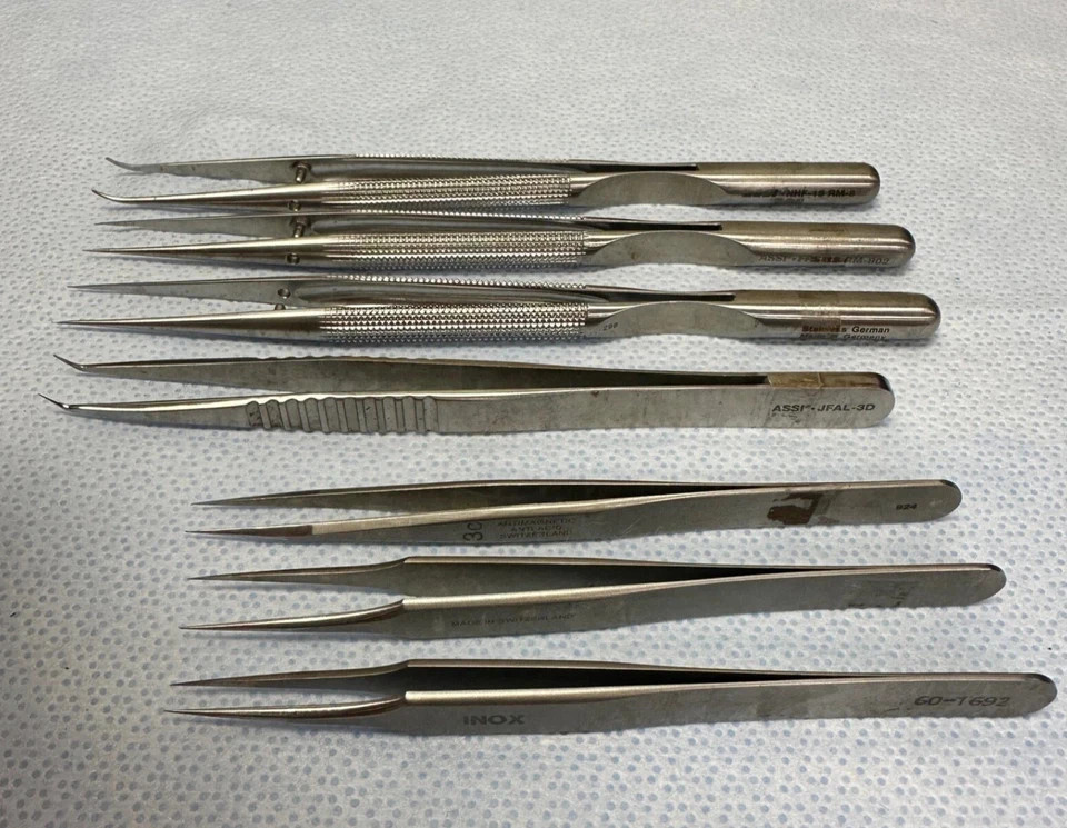 11 Piece Codman ASSI Micro Instrument Tray w/ Sterilization Case
