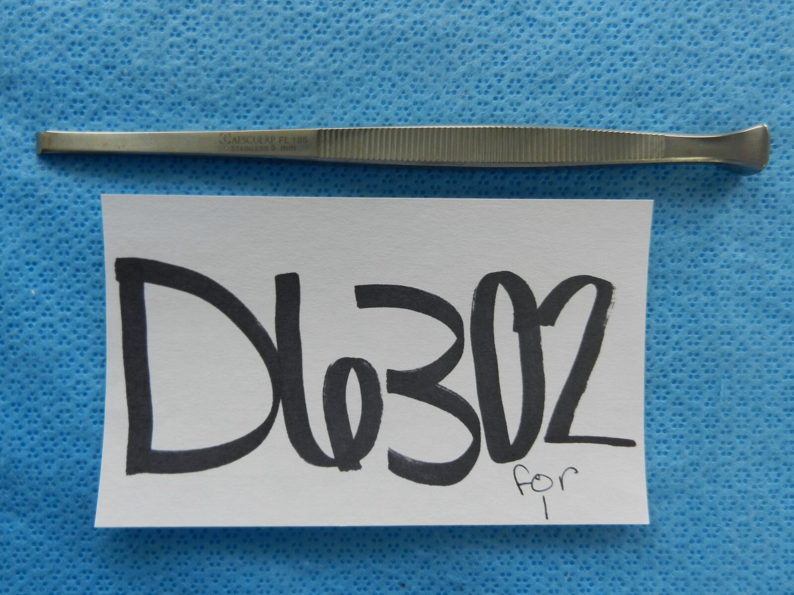 D6302 Aesculap Partsch Surgical Chisel 5mm Wide 17cm FL185R