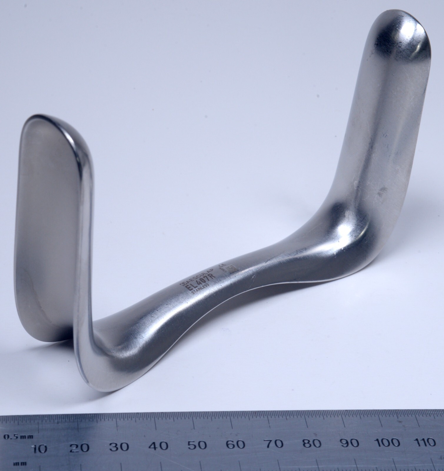 Aesculap #EL407R Sims Vaginal Speculum 5″ Stainless Steel Surgical Retractor